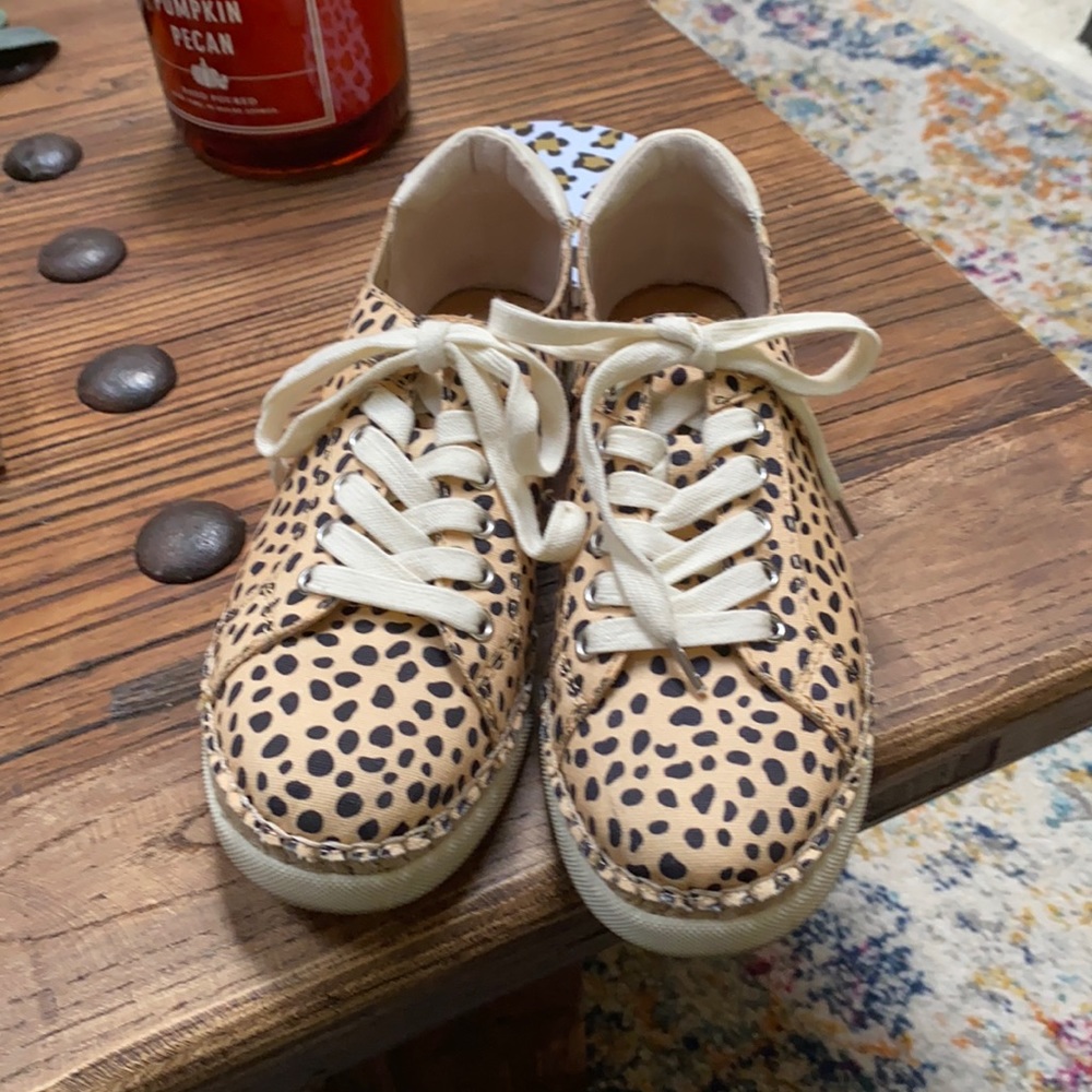 Cheetah print sneakers